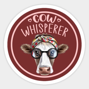 Cow Whisperer Shirt, Crazy Cow Lady, Highland Cow Shirt, Cow Gifts for Her, Heifer Shirt, Farm T-shirt, Ranch Tee, Cute Cow Shirt, Boho Tee, Farmer T Shirt, Cow Lovers T-Shirt, Cow Farmer T-shirt, Farmer Girls Shirts Sticker